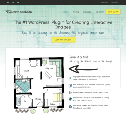 Page screenshot: Draw Attention → Upgrade to Pro