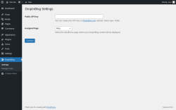 Page screenshot: DropInBlog