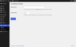 Page screenshot: DropInBlog