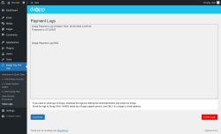 Page screenshot: Dropp Pay Per Use &rarr; View Logs
