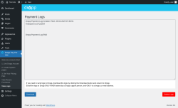 Page screenshot: Dropp Pay Per Use &rarr; View Logs