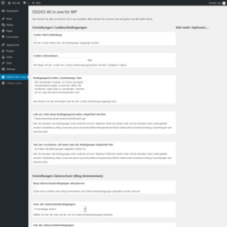 Page screenshot: DSGVO All in one 