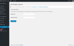 Page screenshot: IDX Widgets