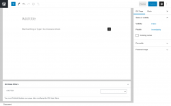 Page screenshot: IDX Pages → Add New