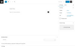 Page screenshot: IDX Pages → Add New Page