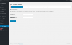 Page screenshot: IDX Widgets