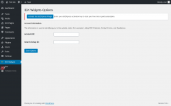 Page screenshot: IDX Widgets