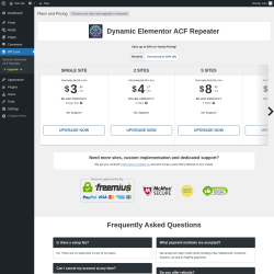Page screenshot: WP Luna &rarr; Upgrade&nbsp;&nbsp;➤