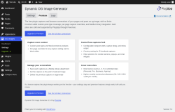 Page screenshot: OG Images &rarr; Settings &rarr; 
					Premium				