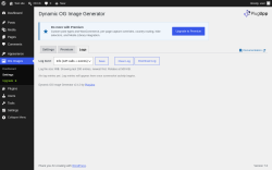 Page screenshot: OG Images &rarr; Settings &rarr; 
					Logs				