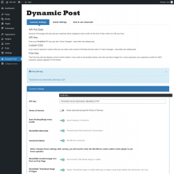 Page screenshot: Dynamic Post