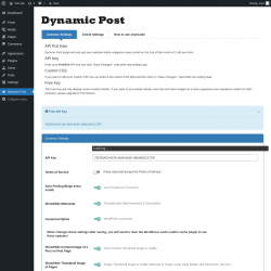 Page screenshot: Dynamic Post