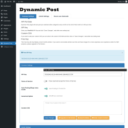 Page screenshot: Dynamic Post