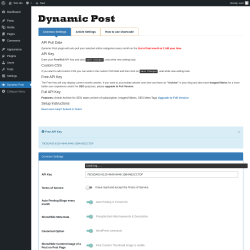 Page screenshot: Dynamic Post