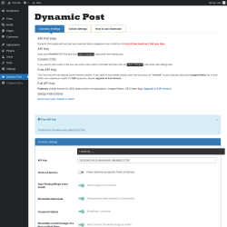 Page screenshot: Dynamic Post