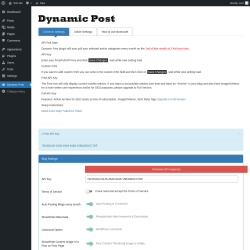 Page screenshot: Dynamic Post