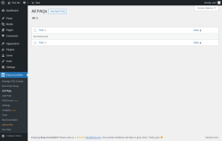 Page screenshot: Easy Accordion &rarr; All FAQs