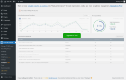 Page screenshot: Easy Accordion &rarr; Analytics NEW!