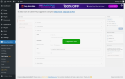 Page screenshot: Easy Accordion &rarr; FAQ Forms HOT!