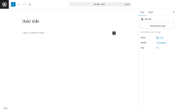 Page screenshot: Easy Accordion &rarr; Add FAQ