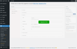 Page screenshot: Easy Accordion &rarr; FAQ Forms HOT!