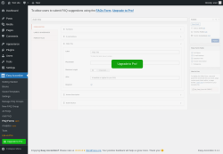 Page screenshot: Easy Accordion &rarr; FAQ Forms HOT!