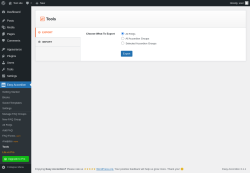 Page screenshot: Easy Accordion &rarr; Tools