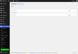 Page screenshot: Easy Accordion &rarr; All FAQs