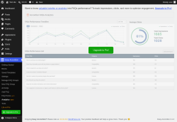 Page screenshot: Easy Accordion &rarr; Analytics NEW!