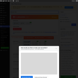 Page screenshot: Easy Accordion &rarr; New FAQ Group