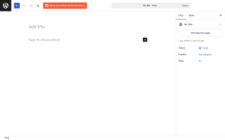 Page screenshot: Easy Accordion &rarr; Add FAQ