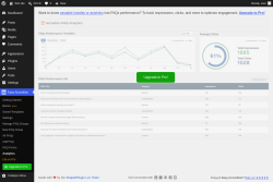 Page screenshot: Easy Accordion &rarr; Analytics