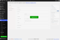 Page screenshot: Easy Accordion &rarr; FAQ Forms