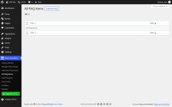 Page screenshot: Easy Accordion &rarr; All FAQ Items