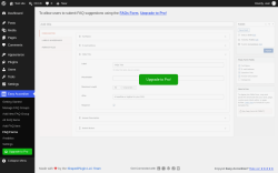 Page screenshot: Easy Accordion &rarr; FAQ Forms