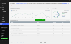 Page screenshot: Easy Accordion &rarr; Analytics