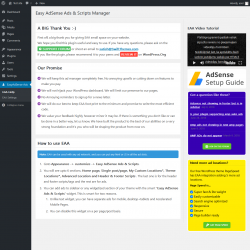 Page screenshot: EasyAdSense Ads