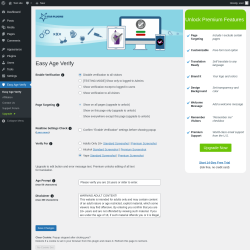 Page screenshot: Easy Age Verify