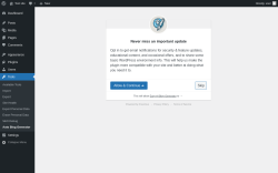 Page screenshot: Auto Blog Generator Settings ‹ Test site — WordPress