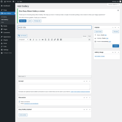 Page screenshot: Easy Gallery → Add Gallery