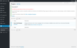 Page screenshot: Easy Code Manager &rarr; Extensions