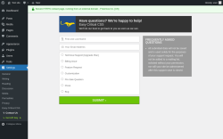 Page screenshot: Settings → Contact Us