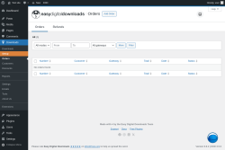 Page screenshot: Downloads → Orders