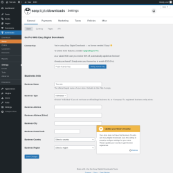 Page screenshot: Downloads → Settings