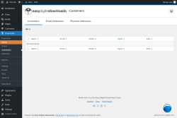 Page screenshot: Downloads → Customers