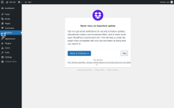 Page screenshot: Dashboard - Easy DropBox Integration &lsaquo; Test site &mdash; WordPress
