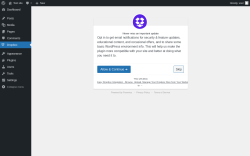 Page screenshot: Dashboard - Easy DropBox Integration ‹ Test site — WordPress
