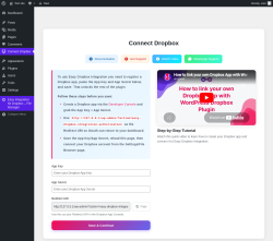 Page screenshot: Easy Integration for Dropbox &ndash; File Manager