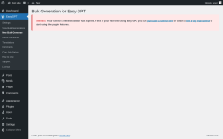 Page screenshot: Easy GPT → New Bulk Generate