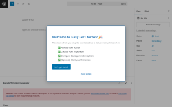 Page screenshot: Add Page ‹ Test site — WordPress